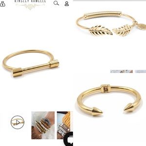 BUNDLE of 3 Kinsley Armelle Gold Bracelets